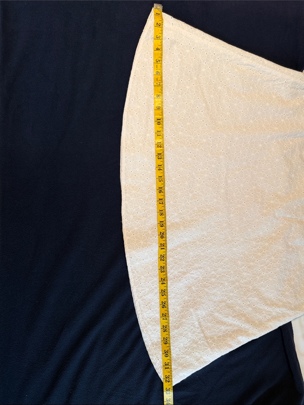 Autograph White Eyelet A-Line Skirt - Cotton- Cottage core - Picture 7 of 8